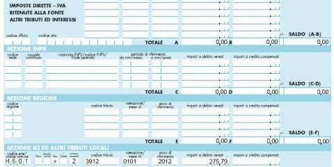 Stampare Modello F24 Bianco per IMU -Come fare