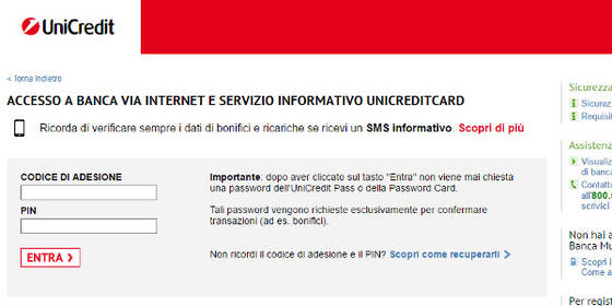 Unicredit Banca It Area Clienti. 