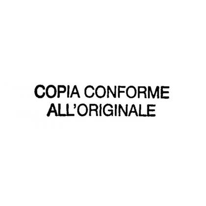 Cos'è la copia conforme? 