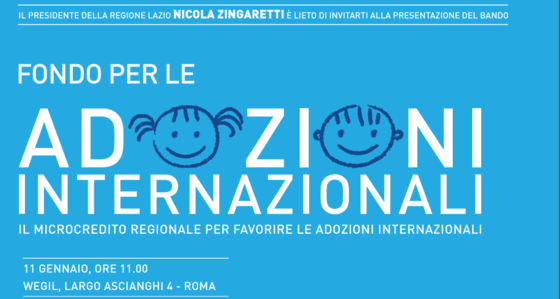 Regione Lazio Microcredito per adozioni, ecco come fare la domanda