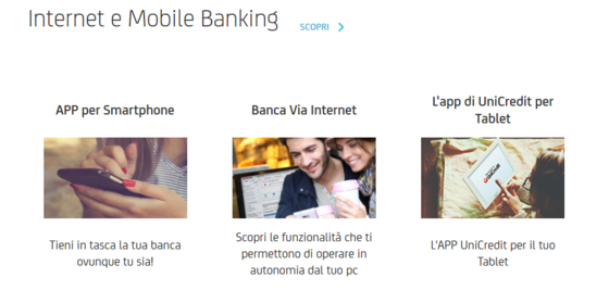Unicredit Banca Area Clienti I Servizi per Internet e Mobile