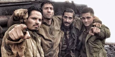 Brad Pitt e Shia LaBeouf - I Belli in "Fury"