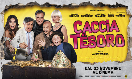 Caccia al tesoro, il nuovo film dei fratelli Vanzina con Vincenzo Salemme