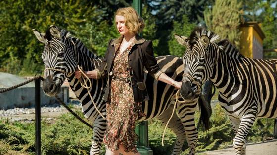 La signora dello zoo di Varsavia, la trama il traile ed il cast del film
