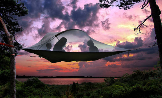 Tentsile a metà fra una Tenda ed una Amaca