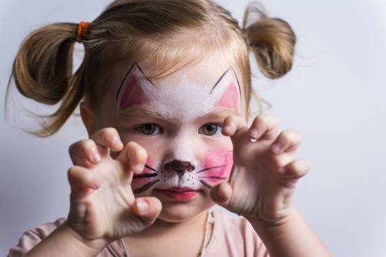 Tigri, Vampiri, Streghe e Principesse i temi carnevaleschi in face painting per i bambini