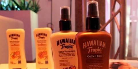 Hawaiian Tropic. 