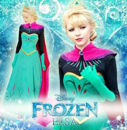 Il Costume di Carnevale di Elsa dal Film 'Frozen'