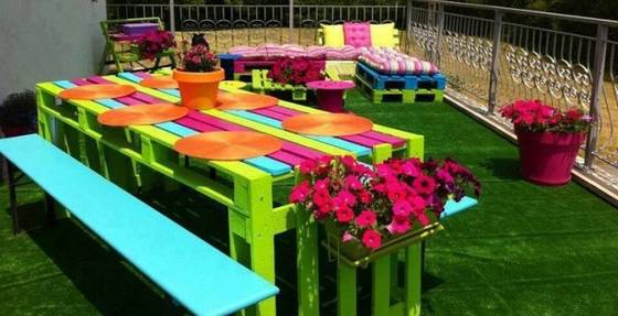 Arreda il tuo Giardino con i Pallet. 