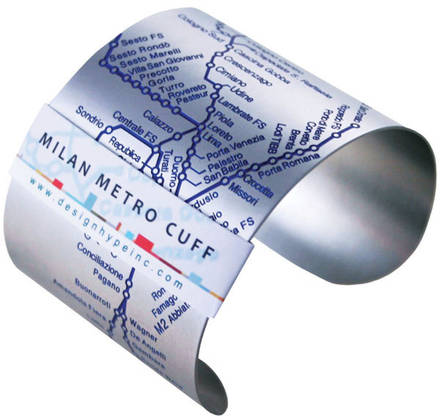 Metro Cuffs Bracciale Rigido - La Moda ed il Piacere di Viaggiare Facile si Uniscono