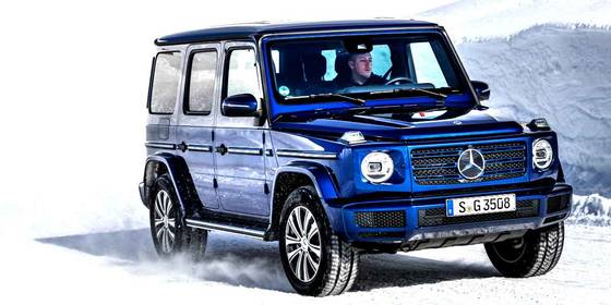 Nuova Mercedes Classe G 350 D Blu. 