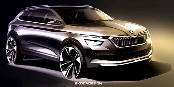 Skoda Kamiq il design dei bozzetti mostra interessanti novità