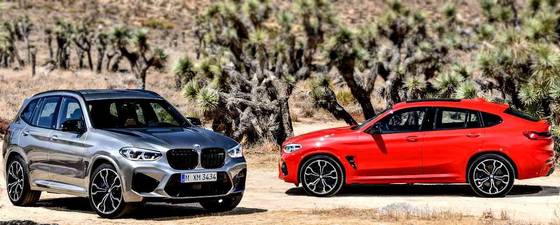 Nuove BMW X3 M e X4 M da 510 cavalli