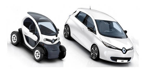 Renault Twizy e Renault Zoe