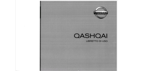 Libretto istruzioni Nissan Qashqai PDF in Italiano da scaricare