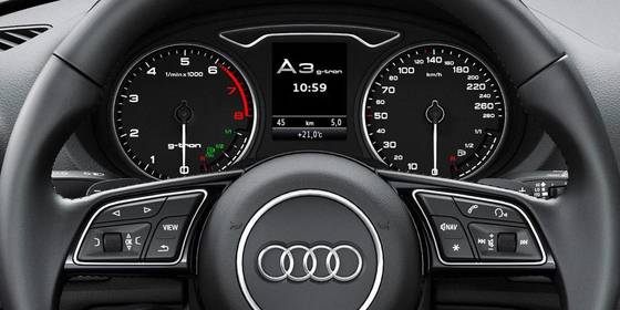 A3 Sportback g-tron gallery di immagini con i dettagli della compatta Audi