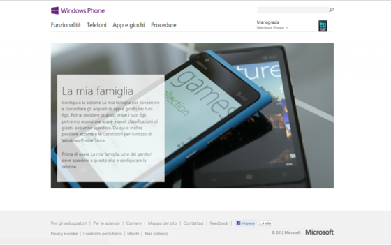 Disattivare l'Opzione 'La Mia Famiglia' di Windows Phone 8