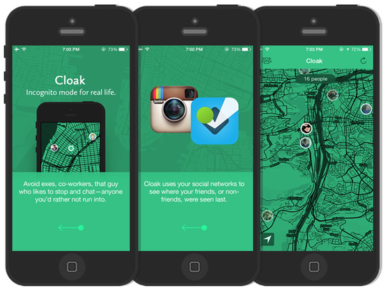 Arriva Cloak - La Prima App 'Asociale'