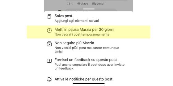 Mettere in pausa gli amici su Facebook per 30 giorni ora è possibile!