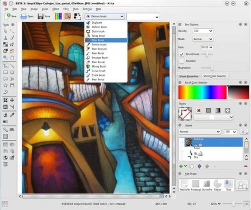 Krita Migliora il Supporto per i Photoshop Document Psd