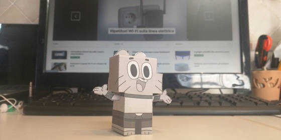 Papercraft, un modo per passare il tempo in casa.