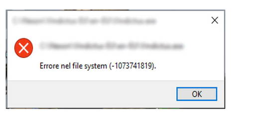 Windows 10 errore nel file system, risolviamo questo problema.